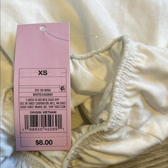 Never Worn Before! Wild Fable White Spaghetti Strap Backless Camisole - Picture 4 of 5